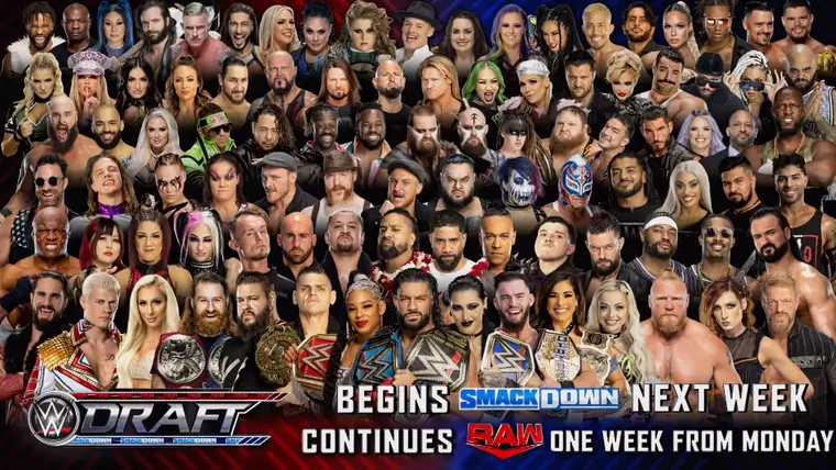 La Draft commence la semaine prochaine à la WWE