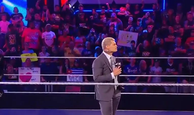 L’annonce de Cody Rhodes à NXT